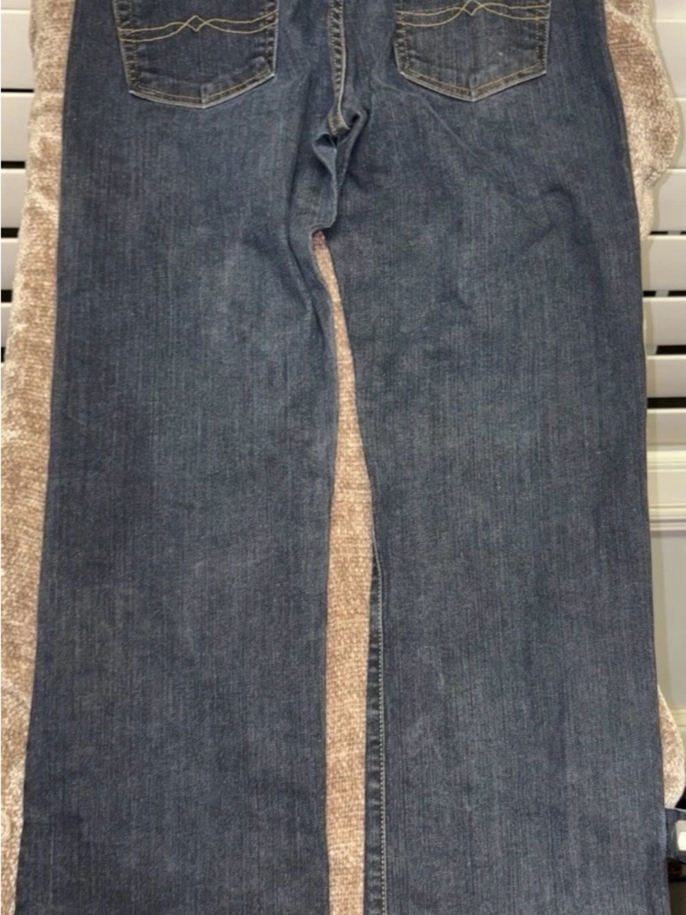 Lucky Brand Woman Dungarees Jeans Size 6/28 Straight Leg Denim Made Is The USA